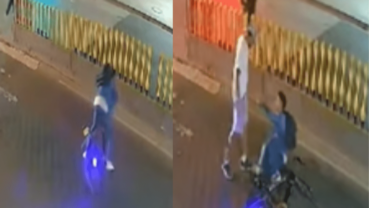 ¡Vídeo impactante! Un ladrón golpea a un joven en la cabeza con una botella para cometer un robo ➤ Buzzday.info