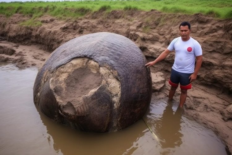 Um agricultor encontra um “ovo de dinossauro” gigante – o que está lá dentro vai deixar-te sem palavras!