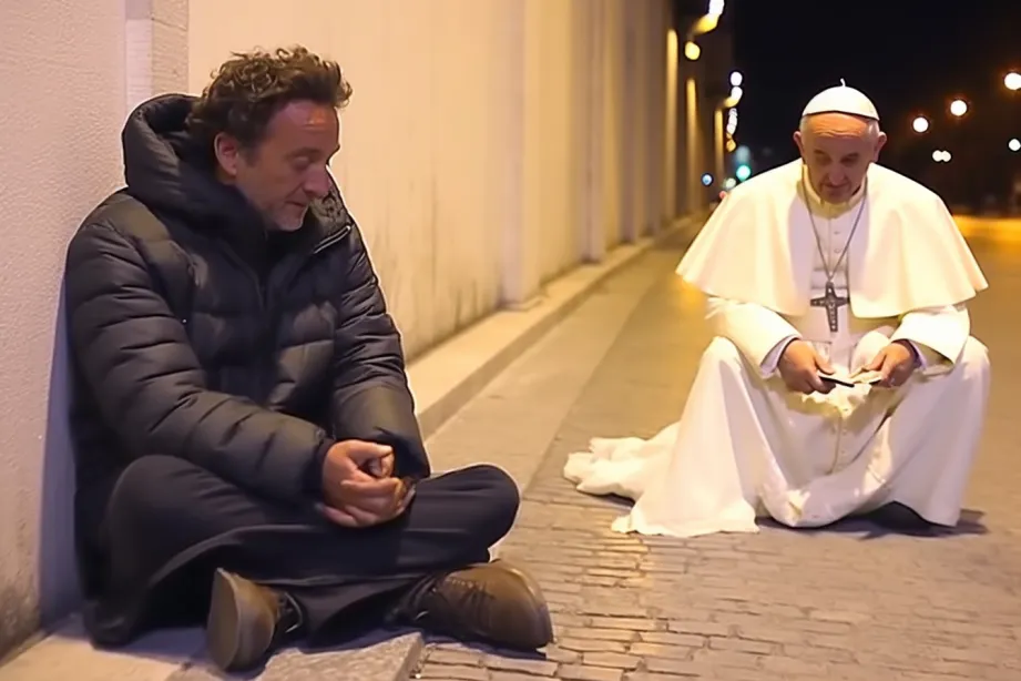 O encontro secreto do Papa com um sem-abrigo – o que ele fez vai surpreendê-lo ➤ Buzzday.info
