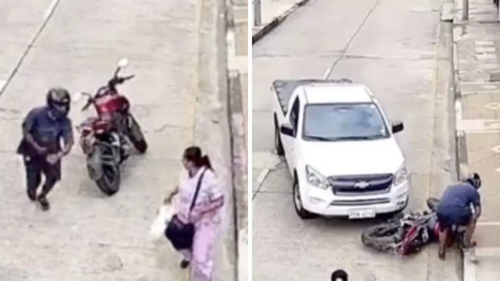 Un conductor atropelló tres veces a un ladrón que robó a una mujer en la calle ➤ Buzzday.info