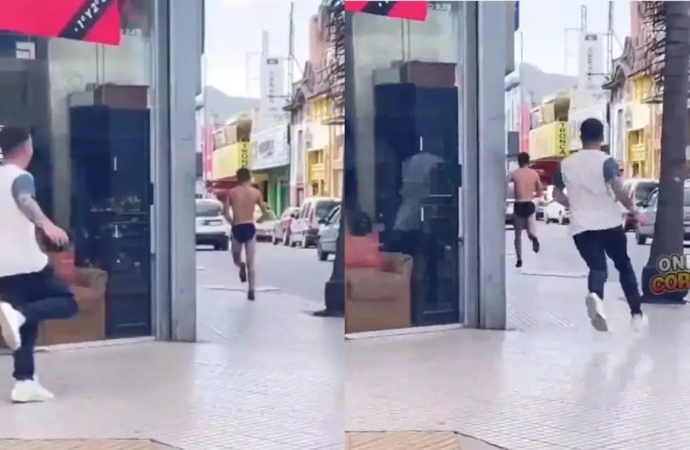 Vídeo: Encontró a su novia con su amante y persiguió al “pata de lana” por las calles de Córdoba ➤ Buzzday.info