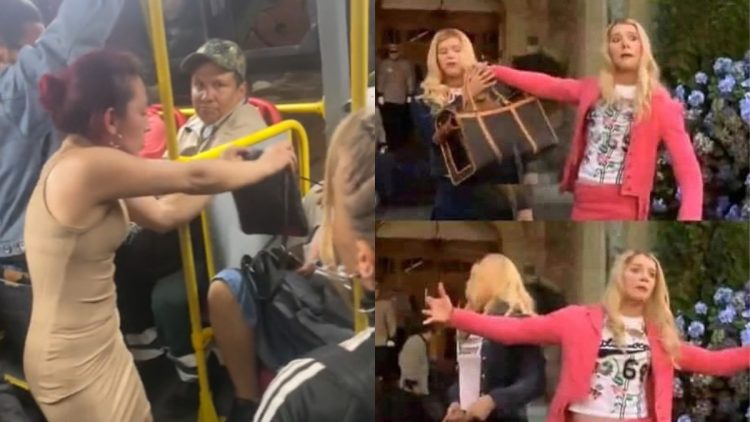 En TransMilenio, las mujeres se enzarzaron en una pelea que recuerda a una escena de la película ¿Dónde están las rubias?