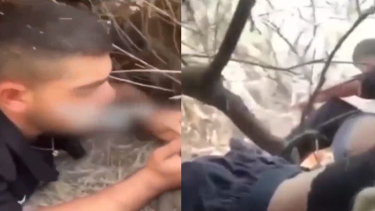 Un vídeo muestra a unos jóvenes escondidos entre los arbustos para evitar ser asesinados por Hamás