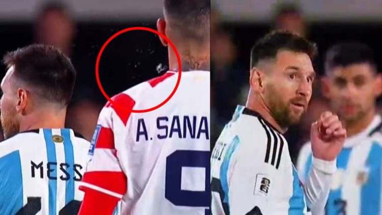 VÍDEO: Un jugador paraguayo escupió a Lionel Messi y así reaccionó el argentino