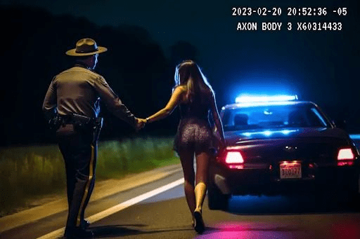 Um vídeo mostra uma mulher a gravar agentes da polícia a pedirem-lhe para abrir a bagageira do seu carro ➤ Buzzday.info
