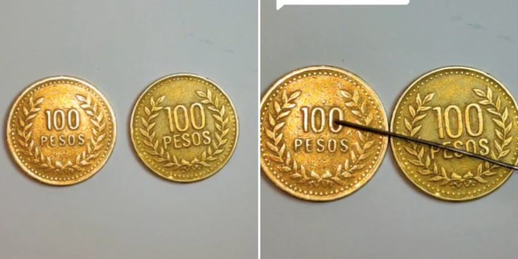 Son monedas de 100 pesos que pueden valer 500 veces esa cantidad. ¿Las tiene usted?