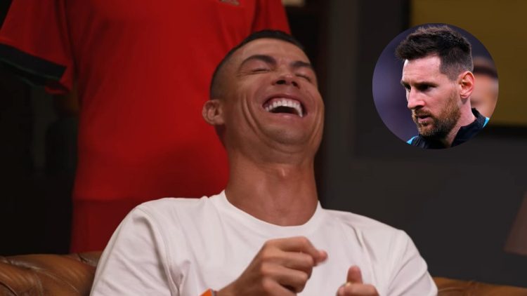 Cristiano Ronaldo made a special nod to Messi on his YouTube channel and it went viral