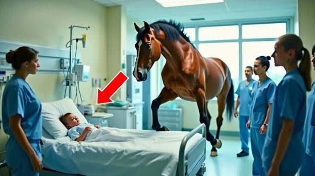 Cavalo invade hospital – Enfermeira levada às lágrimas ➤ Buzzday.info