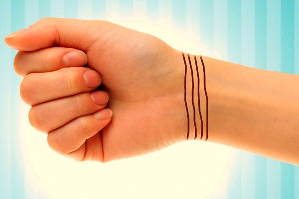 Haben Sie diese Streifen an Ihrem Handgelenk? Finden Sie heraus, was jeder von ihnen bedeutet ➤ Buzzday.info