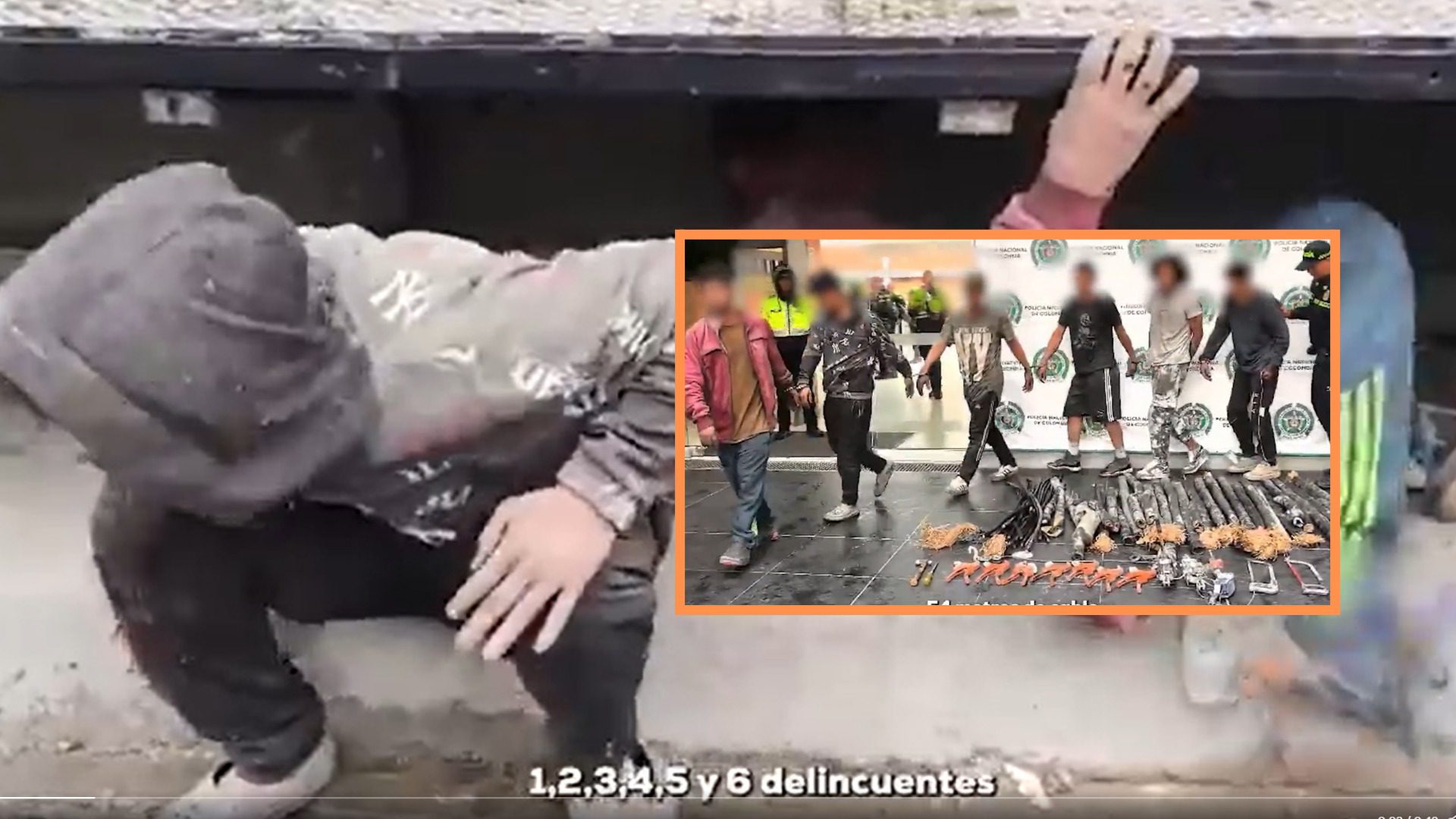 Um vídeo viralizou após mostrar a casa escondida de ladrões sob uma estação de ônibus