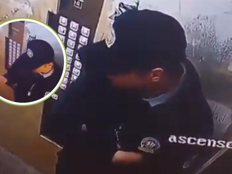 Vídeo arrepiante! Um segurança disse que estava conversando com um homem, mas não havia ninguém lá