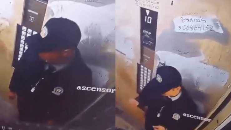 Vídeo arrepiante! Um segurança disse que estava conversando com um homem, mas não havia ninguém lá