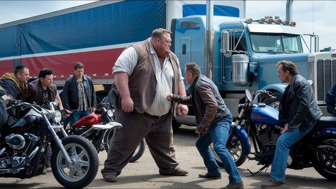 Sie lachten über den dicken Trucker … bis sie seinen Namen erfuhren
