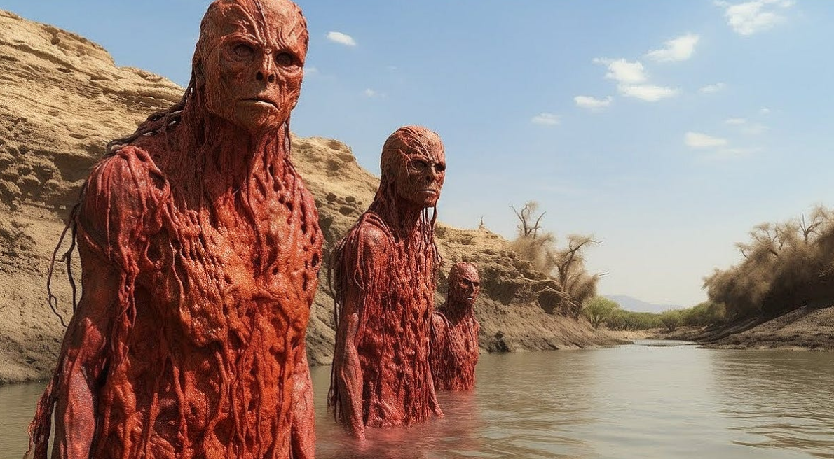 El río Éufrates se secó y ocurrió algo aterrador