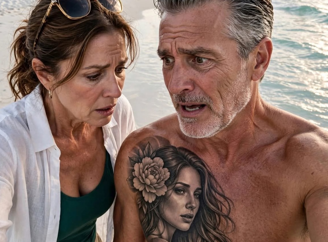 Durante veinte años, creí saber quién era la mujer tatuada en el pecho de mi marido. Una fotografía hizo añicos esa certeza ➤ Buzzday.info