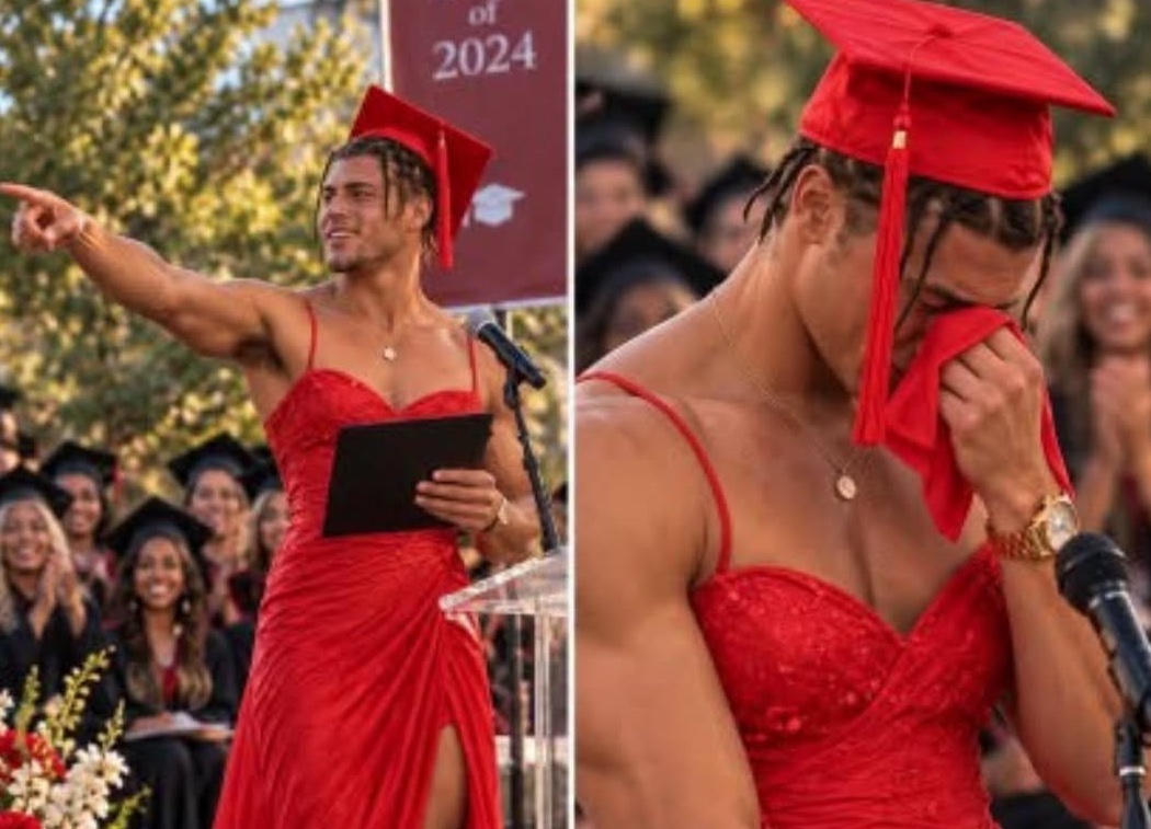 Por qué Ethan apareció en la graduación con un vestido rojo… y la historia detrás de ello ➤ Buzzday.info