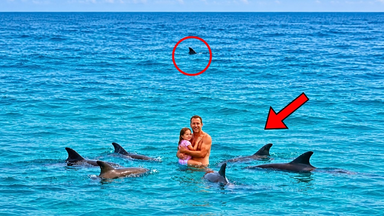 Unos delfines rodean a unos nadadores y se niegan a marcharse… Entonces sucede algo increíble ➤ Buzzday.info